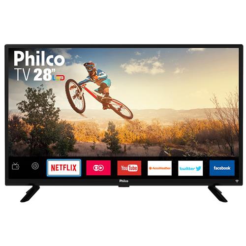 Tudo sobre 'Smart TV Philco Led 28 Pol Recepção Digital Entrada HDMI Resolução HD 1366X768p - Bivolt'