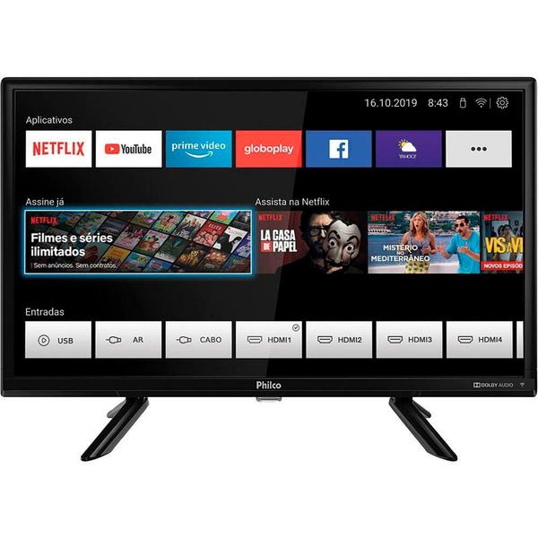 Smart TV Philco LED HD 24” PTV24G50SN