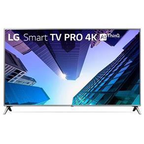 Smart TV PRO LED 75" UHD 4K LG, Conversor Digital, 4 HDMI, 2 USB, Bluetooth, Wi-Fi, ThinQ AI - 75UK6