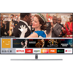 Smart TV QLED 55" Samsung Q7F UHD 4K Conversor Digital Wi-Fi 4 HDMI 3 USB