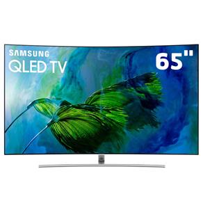 Smart TV QLED 65" UHD 4K Curva Samsung Q8C QPicture com Pontos Quânticos, HDR1500, QStyle, Design 360, One Connect, QSmart, HDMI e USB
