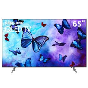 Smart TV QLED 65" UHD 4K Samsung 65Q6FN com Modo Ambiente, Pontos Quânticos, HDR1000, Controle Remoto Único, Comando de Voz, HDMI e USB - 2018