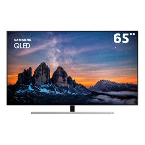 Smart TV QLED 65" UHD 4K Samsung 65Q80 Pontos Quânticos, Direct Full Array 8x, HDR 1500, Única Conexão, Modo Ambiente, Controle Remoto Único - 2019