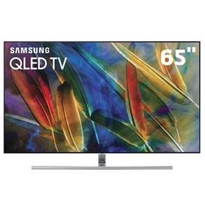 Smart TV QLED 65" UHD 4K Samsung Q7F QPicture com Pontos Quânticos, HDR1500, QStyle, Design 360, One Connect, QSmart, HDMI e USB