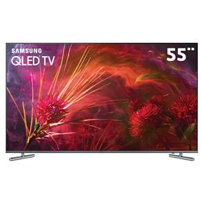 Smart TV QLED TV 55” UHD 4K Samsung Q6F QPicture com Pontos Quânticos, HDR1000, QSmart Controle Remoto Único, QSytle, HDMI e USB