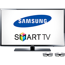 Smart TV Samsung LED 3D 40" UN40H6203 Full HD 2 HDMI 2 USB 240Hz Função Futebol + 2 Óculos 3D