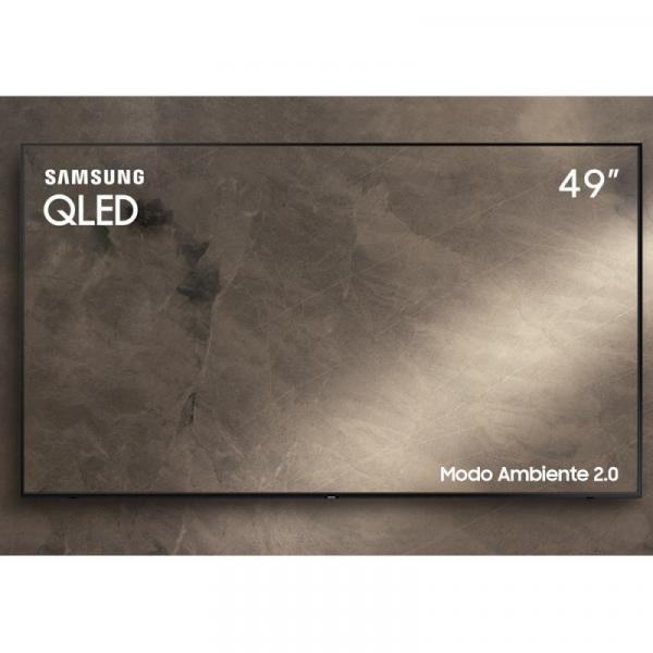 Smart TV Samsung QLED UHD 4K 49" QN49Q60RAGXZD Pontos Quânticos Modo Ambiente HDR 500