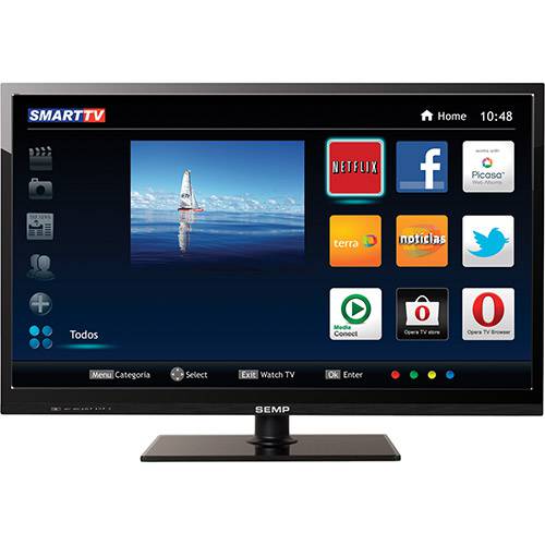 Tudo sobre 'Smart TV Semp Toshiba Full HD 40" LE4057i 2 USB 3 HDMI Wi-Fi Integrado 60Hz'