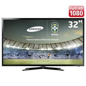 Smart TV Slim LED 32" Full HD Samsung 32F5500 com Função Futebol, 120Hz Clear Motion Rate, Wi-Fi e Conversor Digital com Sistema Ginga - Smart TV