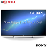 Smart TV Sony LED HD 32 com Motionflow XR 240, X-Reality Pro, XProtection PRO e Wi-Fi - KDL-32W655D