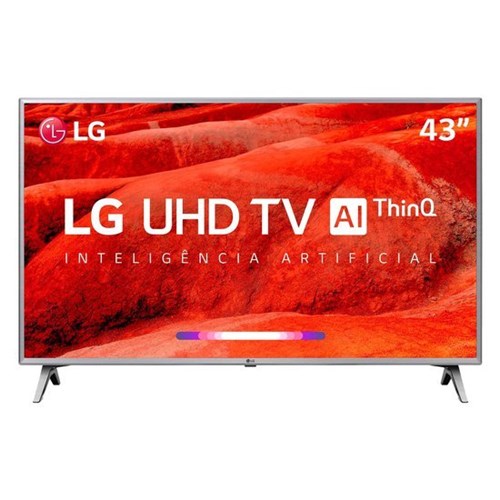 Smart TV Ultra HD LED 43'' LG, 4K, 4 HDMI, 2 USB - 43UM7510PSB