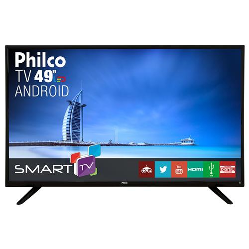 Smarth TV 49 Pol Philco FullHD Backlight D-LED - Bivolt
