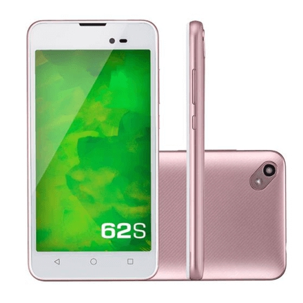 Smartphone 62S 3G Dual Chip Android 7 Rosa/Brano 1006 - Multilaser