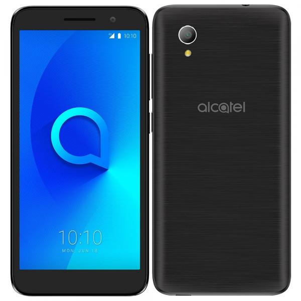 Smartphone Alcatel 1 Preto, Dual Chip, Tela 5.0, Android Oreo Go, Câmera 8MP, Memória 8GB - 4G