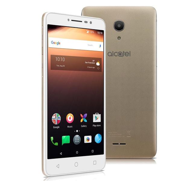 Smartphone Alcatel A3 XL, 6”, 16GB, 8MP, 4G, Android 7 - Dourado