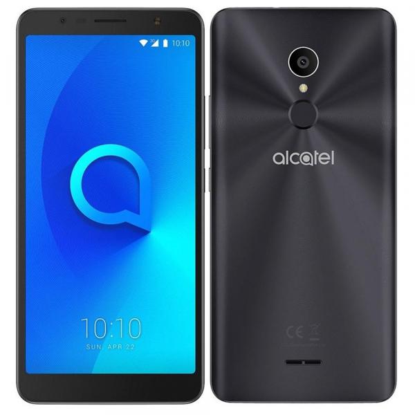 Smartphone Alcatel 3C 5026J, Quad Core, Android 7.0, Tela 6, 13MP, 16GB, 3G, Dual Chip - Preto
