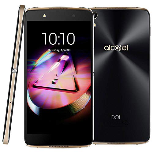 Smartphone Alcatel Idol4 Lite 16gb 3gb Ram Tela 5.2` Câmera 13mp - Preto/dourado