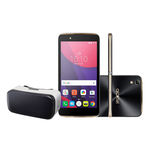 Smartphone Alcatel IDOL4 Preto/Dourado + Óculos Vr 16GB+SD32GB + 3GB Ram Octa Core Câmera 13MP