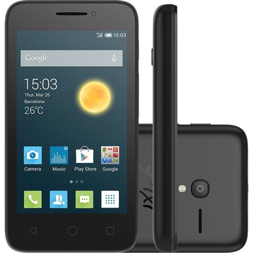 Smartphone Alcatel One Touch Pixi 3 Dual Chip Android Tela 4 4GB Câmera 8MP - OT4013