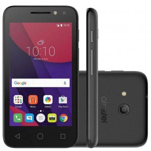 Tudo sobre 'Smartphone Alcatel Pixi 4 Lite 4034e Quad Core Android 6.0 Tela 4` 8mp 8gb Dual Chip + 2 Capas'