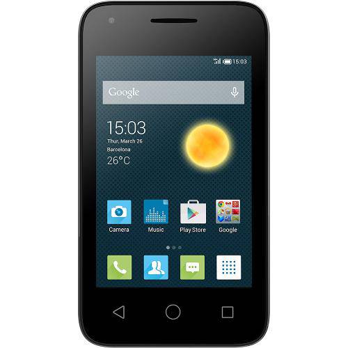 Smartphone Alcatel PIXI3 3.5 OT4009 Preto/Rosa