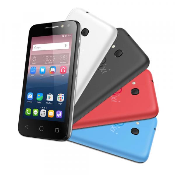 Smartphone Alcatel PIXI4 4 Colors, 4 Capas de Bateria, Câmera 8MP, Selfie 5MP com Flash, Memória 8GB, Quad Core 1.3Ghz, Android 6.0, Dual Chip, 3G
