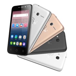 Smartphone Alcatel PIXI4 4 Metallic, 4 Capas de Bateria, Câmera 8MP, Selfie 5MP com Flash, Memória 8GB, Quad Core 1.3Ghz, Android 6.0, Dual Chip, 3G