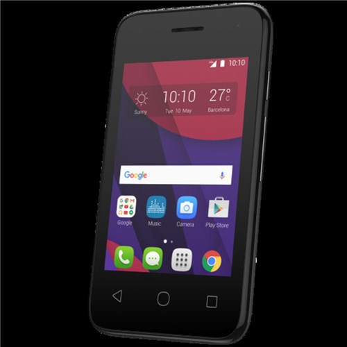 Smartphone Alcatel Pixi4 4017f Dual Chip Android 5.1, Tela De 3,5, 5mp, 4gb - Preto/Branco