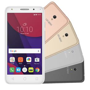 Smartphone Alcatel Pixi4 5" Metallic com Dual Chip, Memória 8GB, Câmera 8MP, Internet Rápida 4G, Android 6.0 e Processador Quad Core
