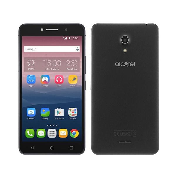Smartphone Alcatel PIXI4 6" Preto, Dual Chip, Tela 6, 3G+WiFi, Android 5.1, 13MP, 8GB