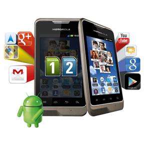 Tudo sobre 'Smartphone Android Desbloq. MotoSmart Dual Chip XT390 Prata C/ Câm. 3MP, 3G, Wi-Fi, MP3/FM, Bluetooth, Gmail, GPS, Google Play, Fone e Cartão 2GB'