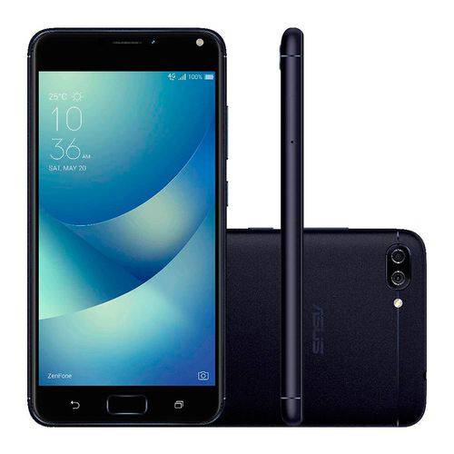 Smartphone Asus Zenfone 4 Max 32GB Dual Chip Tela 5.5 Androi 7.1 4G Câmera 13MP Bivolt Bivolt Bivolt