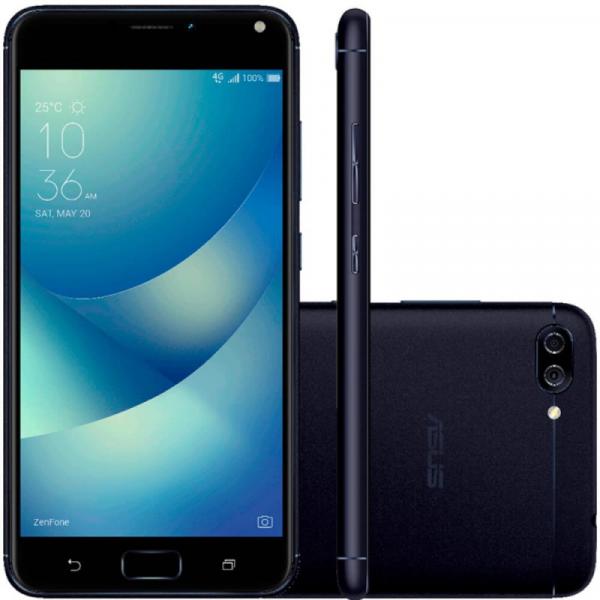 Smartphone Asus Zenfone 4 Max Preto DualChip 16GB Tela de 5.5" 4G Câmera Dual 13MP