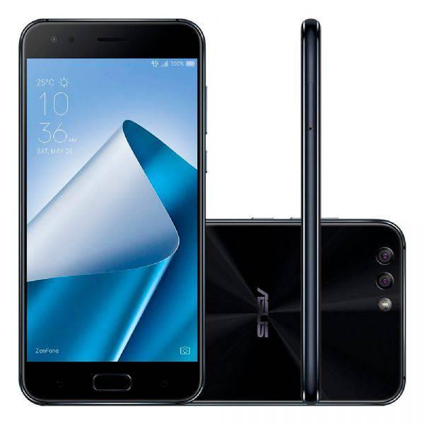 Smartphone Asus Zenfone 4, Preto, ZE554KL, Tela de 5.5", 64GB, 12MP