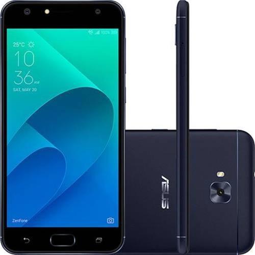 Smartphone Asus Zenfone 4 Selfie 64GB Tela 5.5 Dual Chip 4G Câmera Traseira 16MP Dual Frontal 20MP + 8MP - Preto - Asus Smartphone