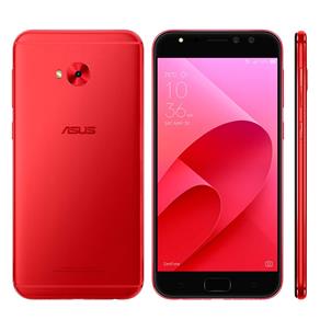 Smartphone Asus Zenfone 4 Selfie Pro ZD552KL Vermelho 64GB, Tela 5.5", Dual Chip, Câmera Frontal Dupla, Android 7.0, Processador Octa Core e 4GB RAM