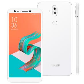 Smartphone Asus Zenfone 5 Selfie Pro Branco 128GB, Tela 6.0", 4GB RAM, Câmeras Duplas, Sensor Biométrico, Processador Octa Core e Android 7.0