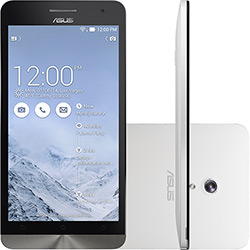 Smartphone Asus Zenfone 6 Dual Chip Desbloqueado Android 4.4 Tela 6" 32GB 3G Câmera 13MP - Branco
