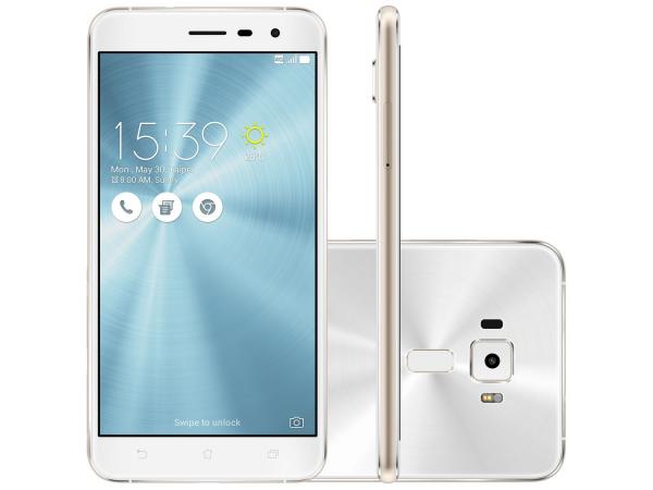 Tudo sobre 'Smartphone Asus ZenFone 3 64GB Branco Dual Chip - 4G Câm. 16MP + Selfie 8MP Tela 5.5” Proc. Qualcomm'