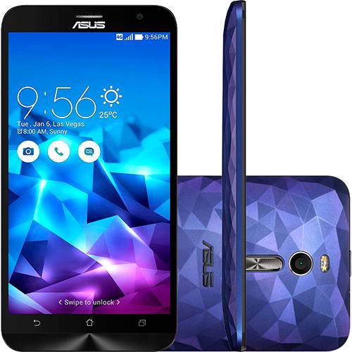 Tudo sobre 'Smartphone ASUS Zenfone Deluxe Dual Chip Desbloqueado Android 5.0 Tela 5.5" 128GB 4G 13MP- Roxo'