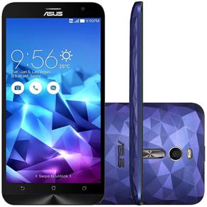 Smartphone Asus Zenfone 2 Deluxe Roxo, Dual Chip, Tela 5.5", Câm 13MP, Mem 128GB, Android 5.0, 4G