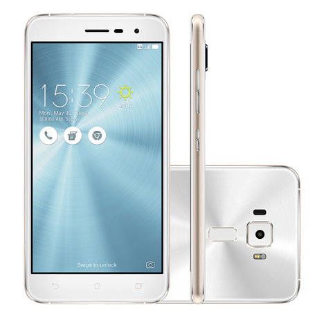 Smartphone Asus Zenfone 3 Dual Chip Android 6.0 Tela 5.2 16GB 4G Câmera 16MP - Branco