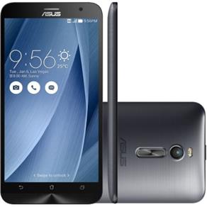 Smartphone Asus ZenFone 2 32GB Dual Desbloqueado Prata - Android 5.0 Lollipop, Câmera 13MP, Tela 5.5", Bateria 3.000 MAh