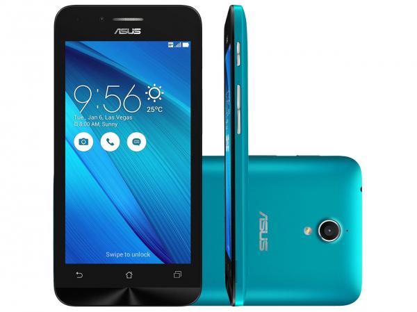 Tudo sobre 'Smartphone Asus ZenFone Go 16GB Azul Dual Chip 3G - Câm. 8MP Tela 5 HD Proc. Quad Core Android 5.0'