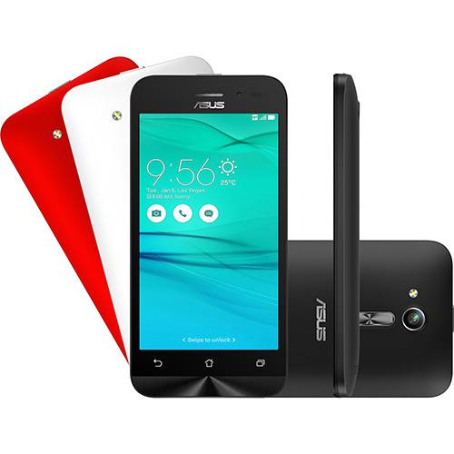Smartphone ASUS Zenfone Go Dual Chip Android 5.1 Tela 4.5" 8GB 3G Câmera 5MP - Multi Colors