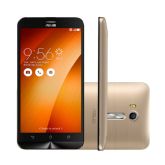 Smartphone Asus Zenfone GO LIVE, Dourado, ZB551KL, Tela de 5.5", 32GB, 13MP