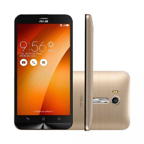 Smartphone Asus Zenfone Go Live, Dourado, ZB551KL, Tela de 5.5