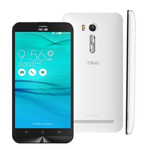 Smartphone Asus Zenfone Go Live DTV ZB551KL Branco com 16GB, Tela 5.5", Dual Chip, Câmera 13MP, 4G, TV Digital, Android 5.1 e Processador Quad Core