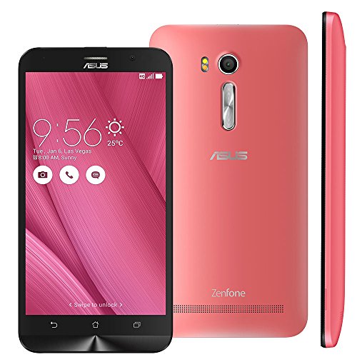 Smartphone Asus Zenfone Go Live DTV ZB551KL Rosa com 16GB, Tela 5.5 , Dual Chip, CÃ¢mera 13MP, 4G, TV Digital, Android 5.1 e Processador Quad Core