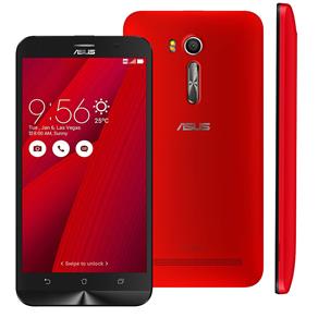 Smartphone Asus Zenfone Go Live DTV ZB551KL Vermelho 16GB, Tela 5.5", Dual Chip, Câmera 13MP, 4G, TV Digital, Android 5.1 e Processador Quad Core